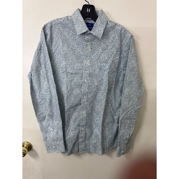Apt. 9 Mens Premier Flex No Iron Small Floral Print Dress Shirt - Picture 2 of 5